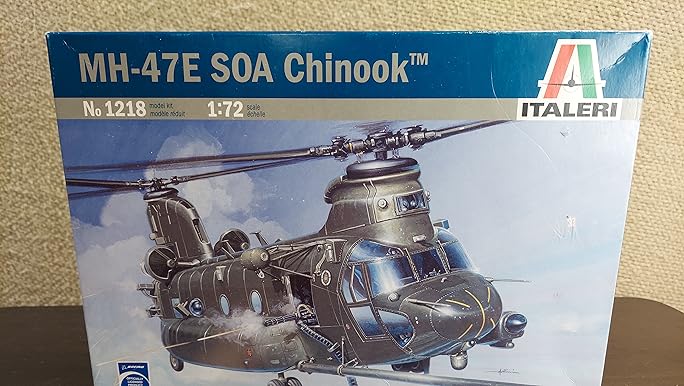 Amazon.com: Italeri 1218S 1/72 Mh-47 E SOA Chinook : Arts